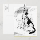 Dog Heaven, de Master's Flock Briefkaart (Voorkant / Achterkant)