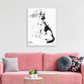 Dog Heaven, de Master's Flock Canvas Afdruk (Insitu (Woonkamer))