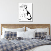 Dog Heaven, de Master's Flock Canvas Afdruk (Insitu (Slaapkamer))