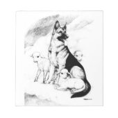 Dog Heaven, de Master's Flock Notitieblok (Voorkant)