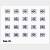 Dog Heaven Ronde Sticker (Vel)