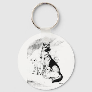 Dog Heaven Sleutelhanger