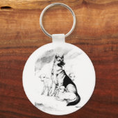 Dog Heaven Sleutelhanger (Voorkant)