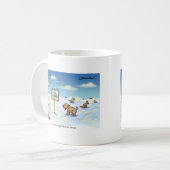 Dog Heaven - Waar engelen bang zijn om te lopen. Koffiemok (Voorkant links)