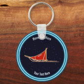 Dog heeft de sterren in de steek gelaten sleutelhanger (Voorkant)