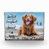 Dog Herembrance Keepslag Pet Loss Pet Memorial Fotoblokken (Voorkant)