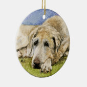 Dog Herembrance Ornament/Labrador Keramisch Ornament (Rechts)