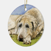 Dog Herembrance Ornament/Labrador Keramisch Ornament (Links)