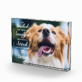 Dog Herembrance Pet Loss Keepomwille Pet Memorial Fotoblokken (Rechts)