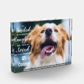 Dog Herembrance Pet Loss Keepomwille Pet Memorial Fotoblokken (Links)