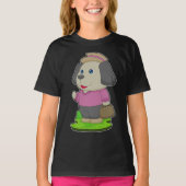 Dog Hiker Bag T-shirt (Voorkant)