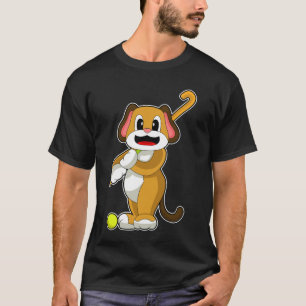 Dog Hockey Hockey stick T-shirt