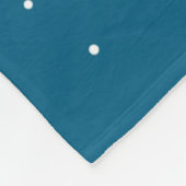 Dog Holiday Meranian Dog Santa Illustration - Fluf Fleece Deken (Hoek)