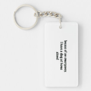 Dog home-toetsencombinatie sleutelhanger