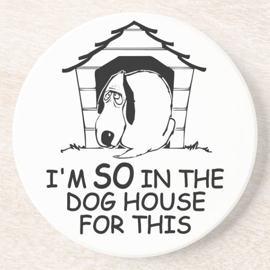 DOG HOUSE aangepast onderzetter kleur (Voorkant)