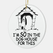 DOG HOUSE aangepast ornament kleur (Links)