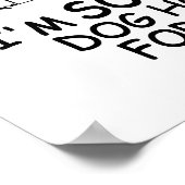 DOG HOUSE aangepast poster kleur (Hoek)