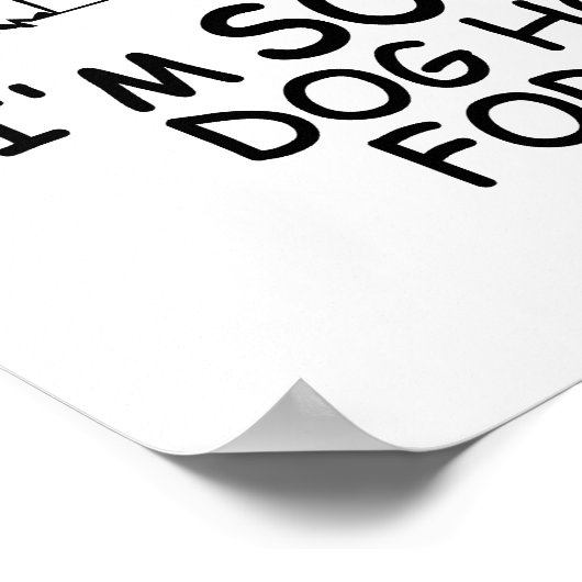 DOG HOUSE aangepast poster kleur (Hoek)