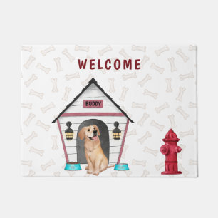 Dog House en Golden Retriever Deurmat