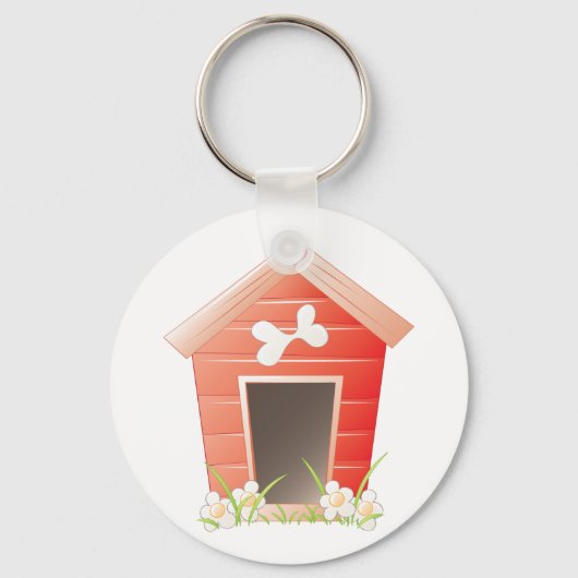 Dog House Sleutelhanger (Achterkant)