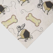 Dog House Tissuepapier (Detail)