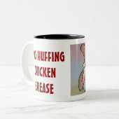 DOG HUFFING $14,95 TWEEKLEURIGE KOFFIEMOK (Voorkant links)