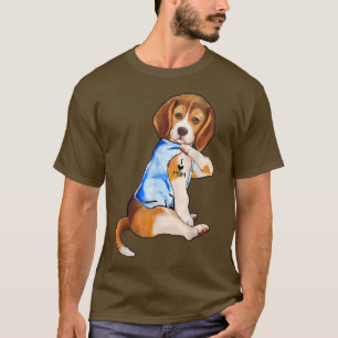 Dog I Love Mam Tattoo Beagle Hondenliefhebber Wome T-shirt