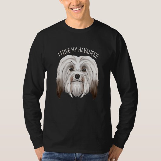 Dog   I Love My Havanese T-shirt (Voorkant)