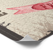 Dog Ice-crème Poster (Hoek)