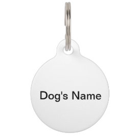 Dog ID Label - Tweezijdig - naam, telefoon, adres Huisdierpenning