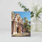 Dog in Balboa Park Briefkaart (Staand voorkant)