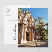 Dog in Balboa Park Briefkaart (Voorkant / Achterkant)