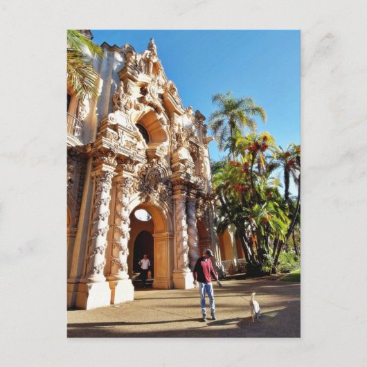 Dog in Balboa Park Briefkaart (Voorkant)