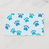 Dog in Bathtub Pet Grooming Service Visitekaartje (Achterkant)