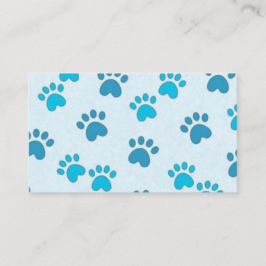 Dog in Bathtub Pet Grooming Service Visitekaartje (Achterkant)