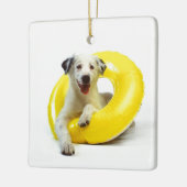 ***DOG IN BINNERTUBE** CHRISMAS ORNAMENT (Links)