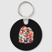 Dog in Christmas Pet - Christmas Tale Oversized T- Sleutelhanger (Voorkant)