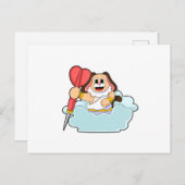 Dog in Darts met Dart Briefkaart (Voorkant / Achterkant)