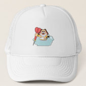 Dog in Darts met Dart Trucker Pet (Voorkant)