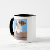 Dog in de bloempot mok (Voorkant links)
