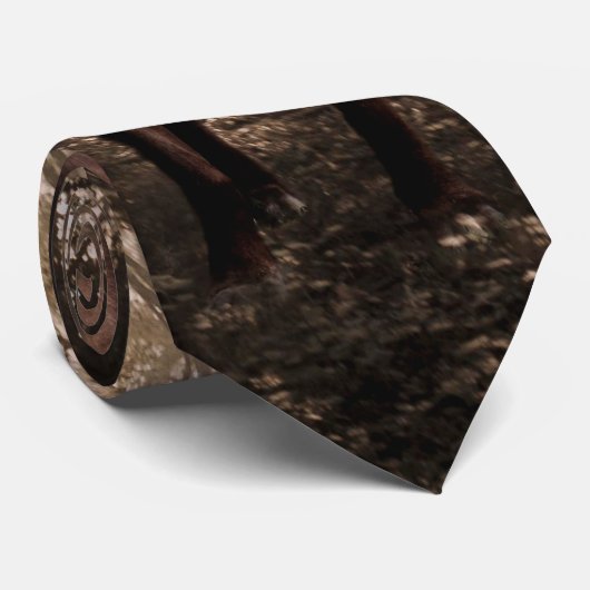 Dog in de bossen stropdas (Opgerold)