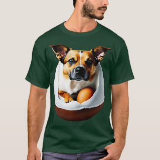 Dog in de eierschonnij 1 t-shirt