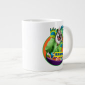 Dog in Dinosaur Costume Grote Koffiekop (Voorkant rechts)