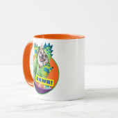 Dog in Dinosaur Costume Mok (Voorkant links)