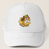 Dog in doos trucker pet (Voorkant)