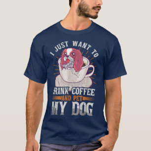 Dog in een beker t-shirt