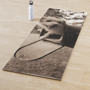 Dog In een postvak Yogamat