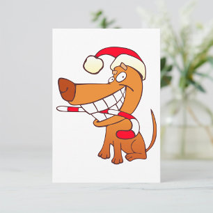 Dog in een Santa Hat-uitvindingen Kaart