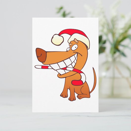 Dog in een Santa Hat-uitvindingen Kaart