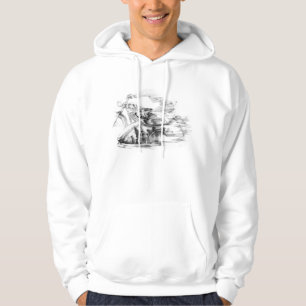 Dog in een Sidecar Hoodie